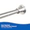 Kenney Mfg Twist & Fit No Tools Gloria Decorative Tension Shower Curtain Rod, 42-72in, Brushed Nickel KN909C/18HUS - alternate 8